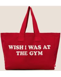 GYMSHARK - Slogan Tote - Lyst