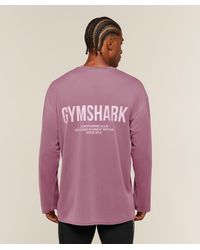 GYMSHARK - Conditioning Club Washed Long Sleeve T-Shirt - Lyst
