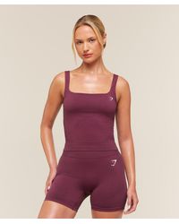 GYMSHARK - Vital Seamless Tank With Shelf - Lyst