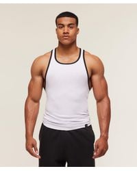 GYMSHARK - Ribbed Tank 1Pk - Lyst