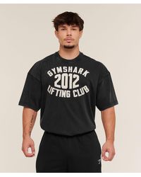 GYMSHARK - 2012 Lifting Club T-Shirt - Lyst