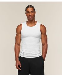 GYMSHARK - Cotton Seamless Sleeveless Top - Lyst