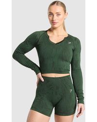 GYMSHARK - Adapt Camo Seamless Long Sleeve Top - Lyst