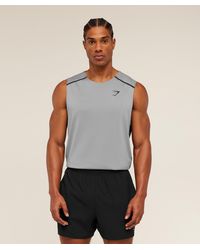 GYMSHARK - Arrival Contrast Tank - Lyst