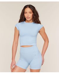 GYMSHARK - Poise Crew Neck Short Sleeve Top - Lyst