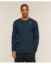 GYMSHARK - Crest Long Sleeve T-Shirt - Lyst