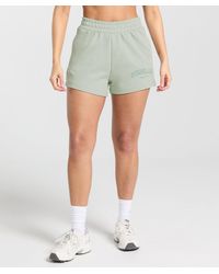 GYMSHARK - Campus Classics Graphic Sweat Shorts - Lyst
