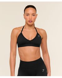 GYMSHARK - Minimal Halterneck Sports Bra - Lyst