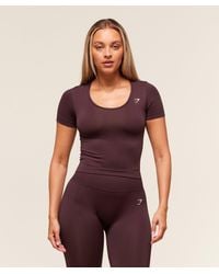 GYMSHARK - Everyday Seamless Tight Fit Crew Neck Tee - Lyst