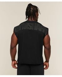 GYMSHARK - Power Washed Cut Off Tank - Lyst