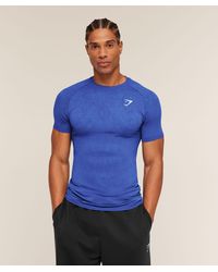 GYMSHARK - Geo Seamless Grid T-Shirt - Lyst