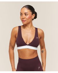 GYMSHARK - Everyday Seamless Contrast Bra - Lyst