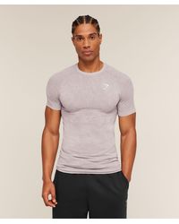 GYMSHARK - Geo Seamless Grid T-Shirt - Lyst