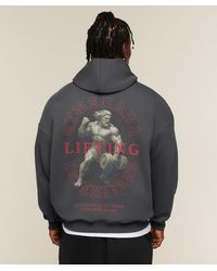 GYMSHARK - Lifting Statue Graphic Hoodie - Lyst