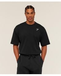 GYMSHARK - Crest Oversized T-Shirt - Lyst