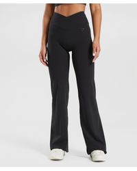GYMSHARK - Crossover Flared Leggings - Lyst