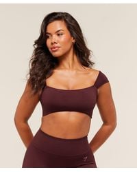 GYMSHARK - Soft Sculpt Cap Sleeve Bralette - Lyst