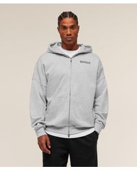 GYMSHARK - Olde English Zip Up Hoodie - Lyst