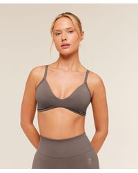 GYMSHARK - Soft Sculpt V-Neck Sports Bra - Lyst