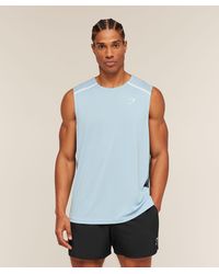 GYMSHARK - Arrival Contrast Tank - Lyst