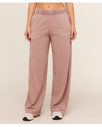 GYMSHARK - Chainstitch Graphic Wide Leg Joggers - Lyst