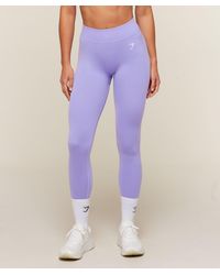 GYMSHARK - Relay Seamless Mid-Rise Leggings - Lyst