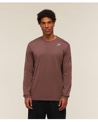 GYMSHARK - Crest Long Sleeve T-Shirt - Lyst