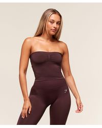 GYMSHARK - Everyday Seamless Midi Tube Top - Lyst