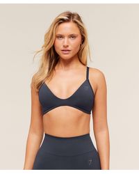 GYMSHARK - Soft Sculpt V-Neck Sports Bra - Lyst