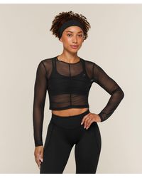 GYMSHARK - Hybrid Mesh Long Sleeve Top - Lyst