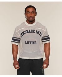 GYMSHARK - Collective Mesh Contrast Jersey - Lyst