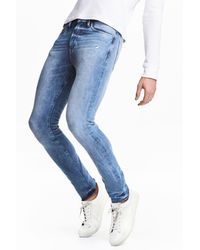 H&M 360° Tech Stretch Skinny Jeans - Blue