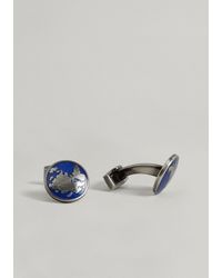 Hackett Boutons de Manchette Globe - Métallisé