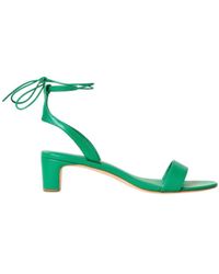 emerald green platform heels