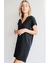 frame le v mini dress