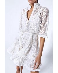 Alexis Manati Dress - White