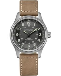 Hamilton - Khaki Field Titanium Auto - Lyst