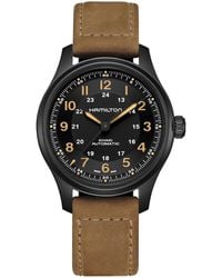 Hamilton - Khaki Field Titanium Auto - Lyst