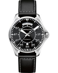 Hamilton - Khaki Aviation Pilot Day Date Auto - Lyst