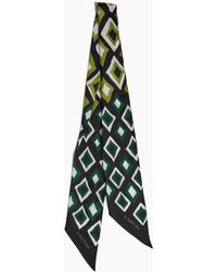 Lanvin - Silk Diamond Scarf Headband - Lyst