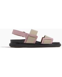Marni - Fussbett Double Strap Sandal - Lyst