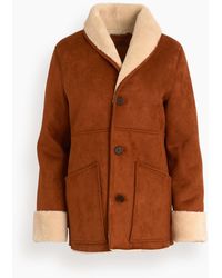 Mother The Shawl Collar Timber Jacket - Brown
