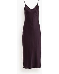 SABLYN Taylor Silk Tank Dress - Purple