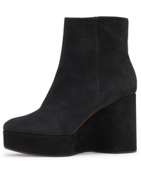 wedge suede