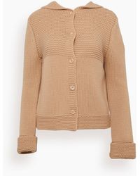 SABLYN - Tate Button Front Cardigan With Hoodie - Lyst