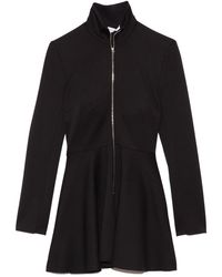 Rosetta Getty Fitted Zip-up Jacket - Black