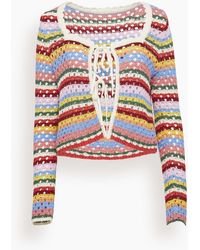 Kitri Dionne Blanket Stripe Cardigan - Multicolour