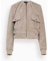 R13 - Pleated Neck Jacket - Lyst