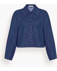 Another Tomorrow - Denim Blouson - Lyst