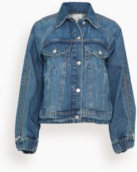 Jonathan Simkhai - Amie Zippered Sleeve Jacket - Lyst